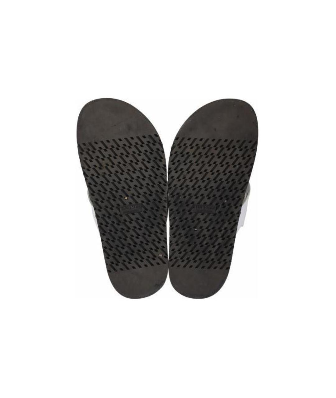 HERMES Мульти кожаные сандалии, фото 5