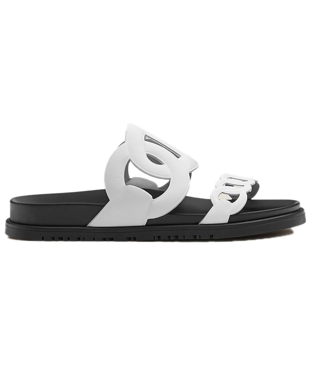 HERMES Мульти кожаные сандалии, фото 1