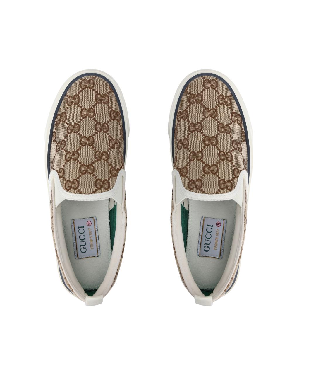 GUCCI Коричневые мокасины, фото 3