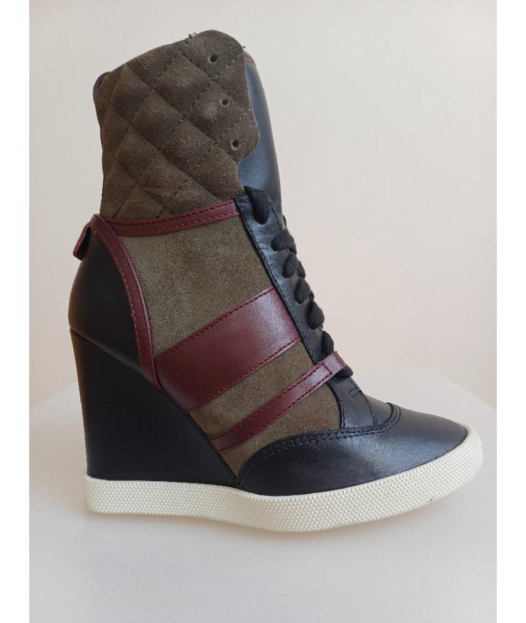 CHLOE Мульти кожаные ботильоны, фото 10