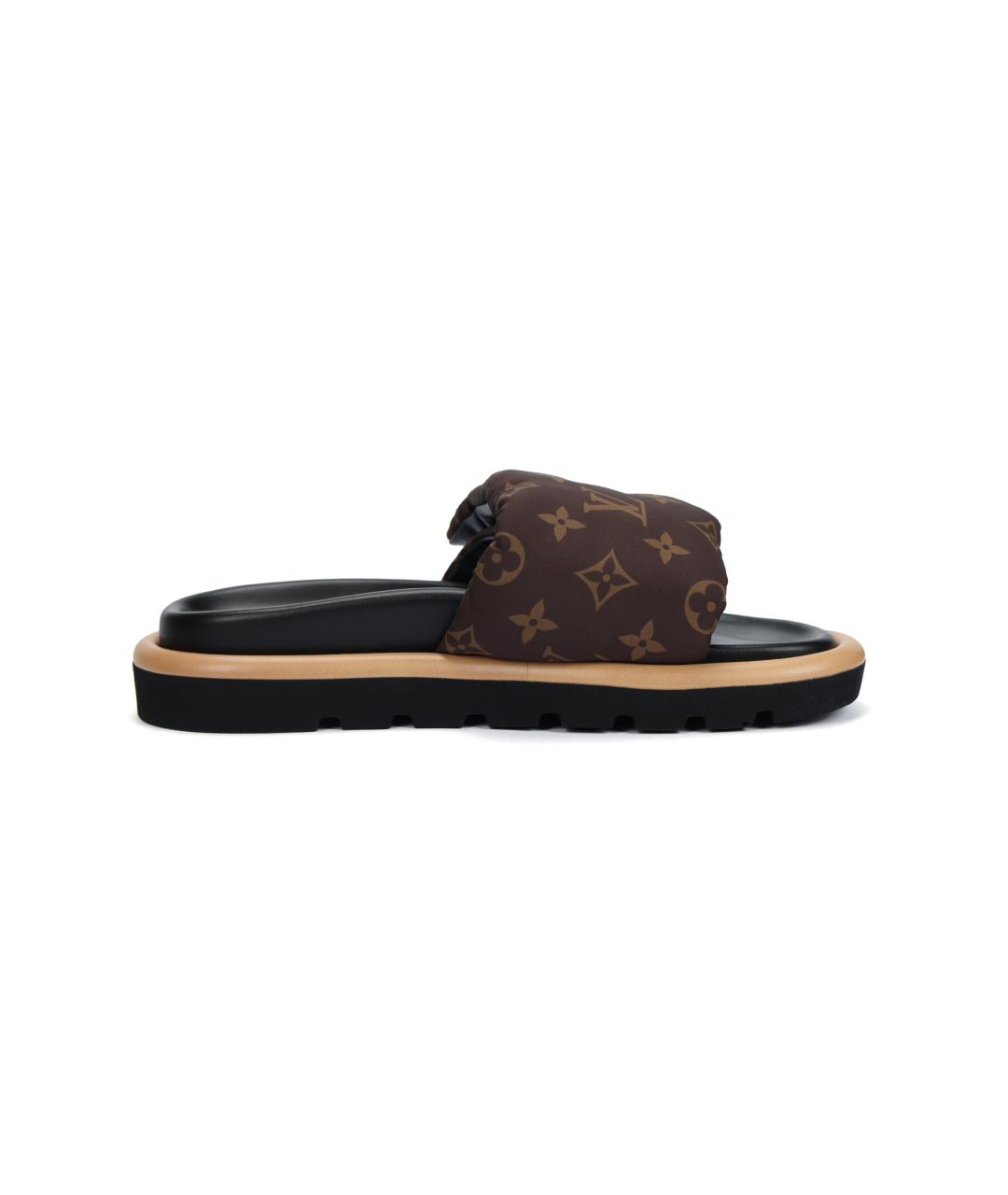 LOUIS VUITTON Коричневые сандалии, фото 1