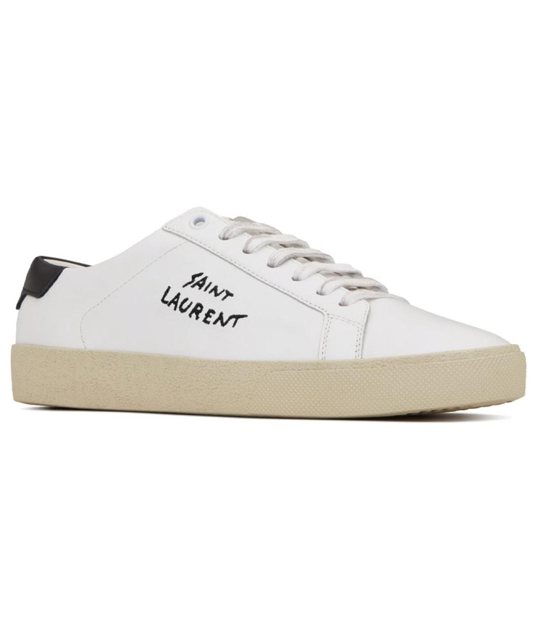 SAINT LAURENT Белые кеды, фото 3