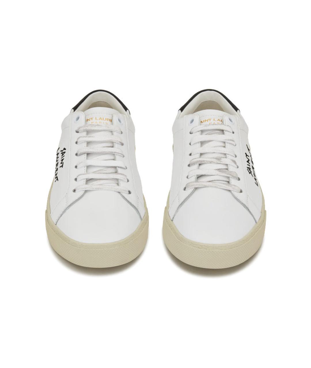 SAINT LAURENT Белые кеды, фото 4