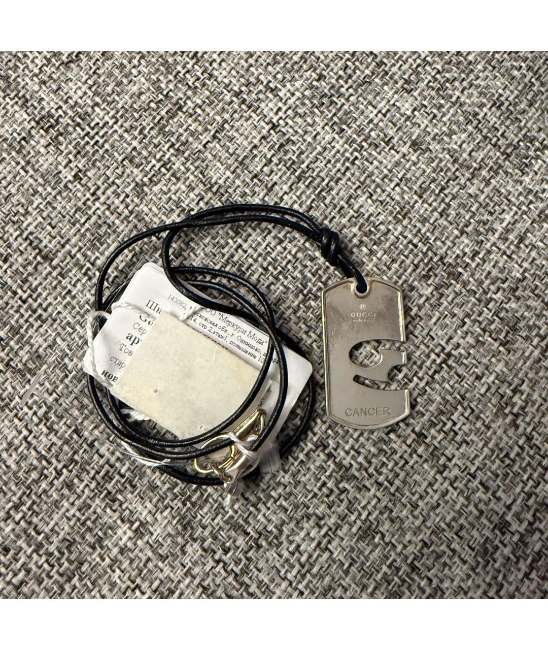 GUCCI Серебрянный серебряный кулон, фото 6