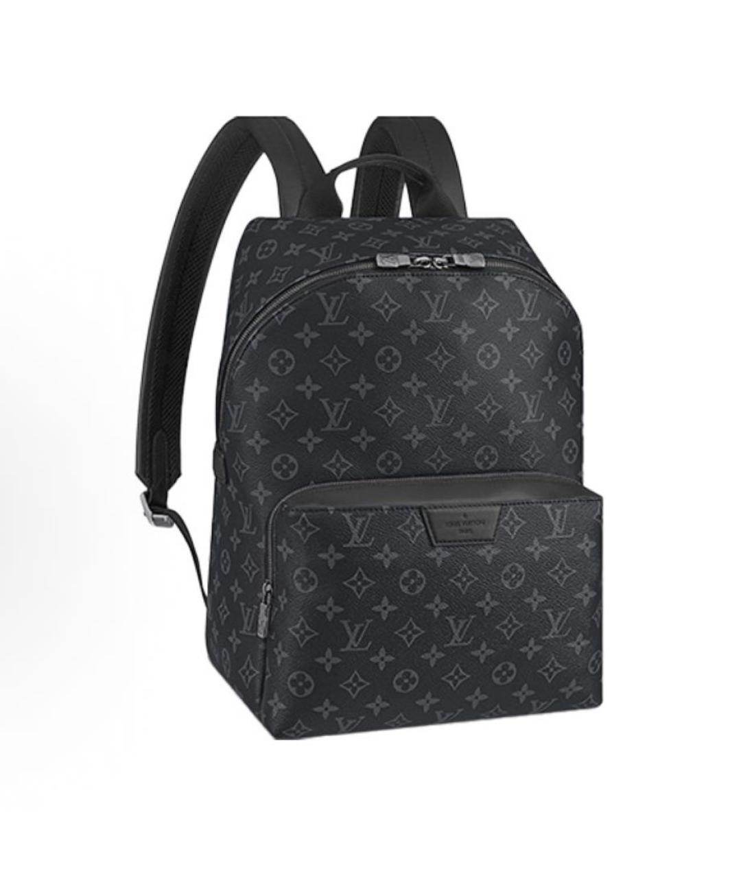 LOUIS VUITTON Черный кожаный рюкзак, фото 5