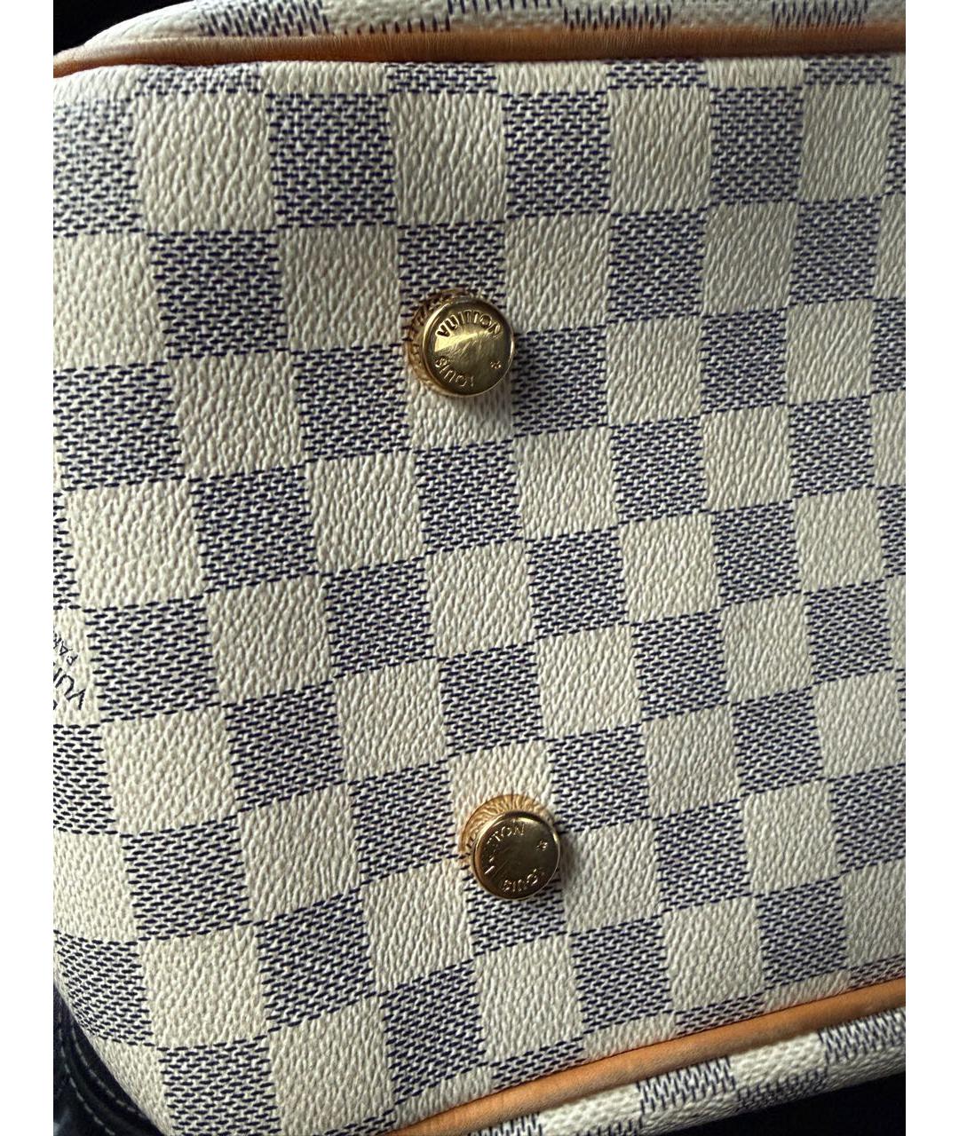 LOUIS VUITTON Белая сумка тоут из искусственной кожи, фото 7