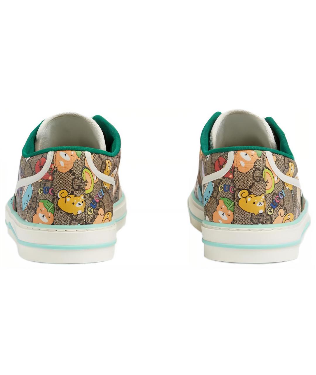GUCCI Мульти низкие кроссовки / кеды, фото 4