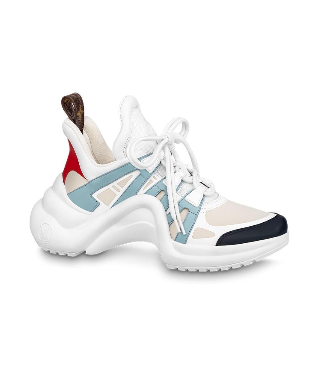 LOUIS VUITTON Белые кроссовки, фото 1