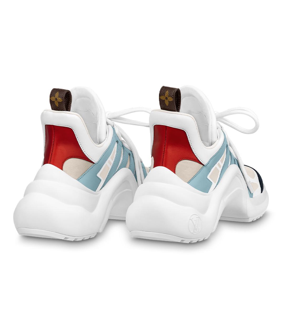 LOUIS VUITTON Белые кроссовки, фото 4