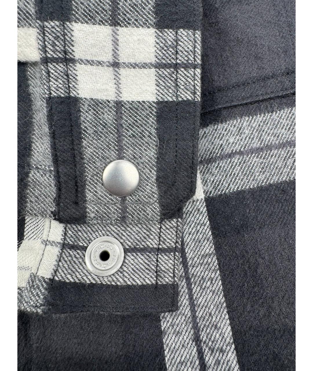 RICK OWENS DRKSHDW Черная хлопковая классическая рубашка, фото 3