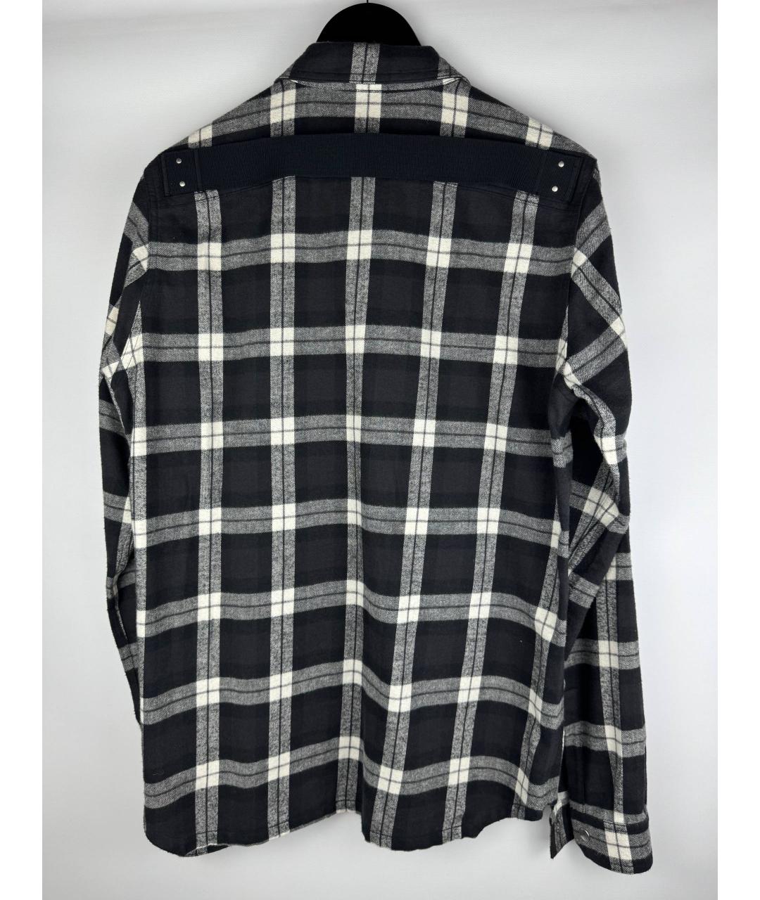 RICK OWENS DRKSHDW Черная хлопковая классическая рубашка, фото 2