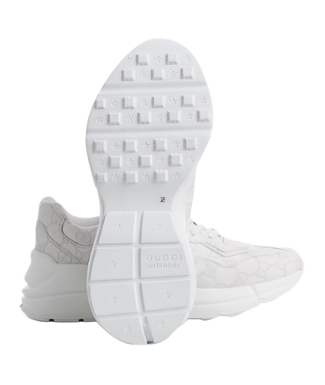 GUCCI Белые кроссовки, фото 7