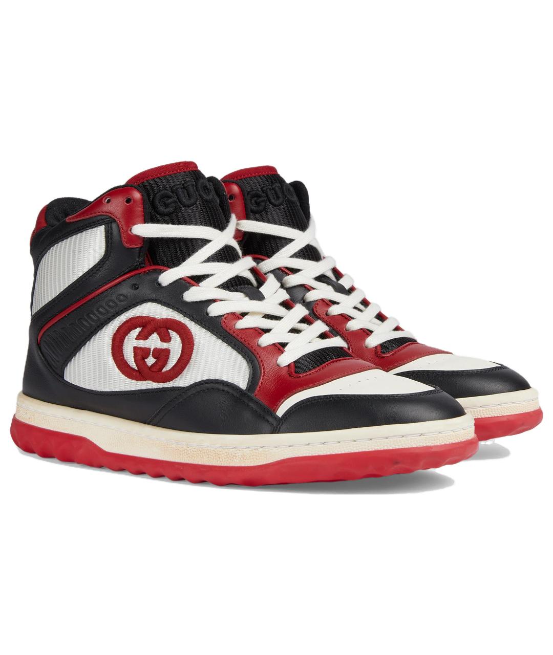 GUCCI Мульти кожаные кеды, фото 2