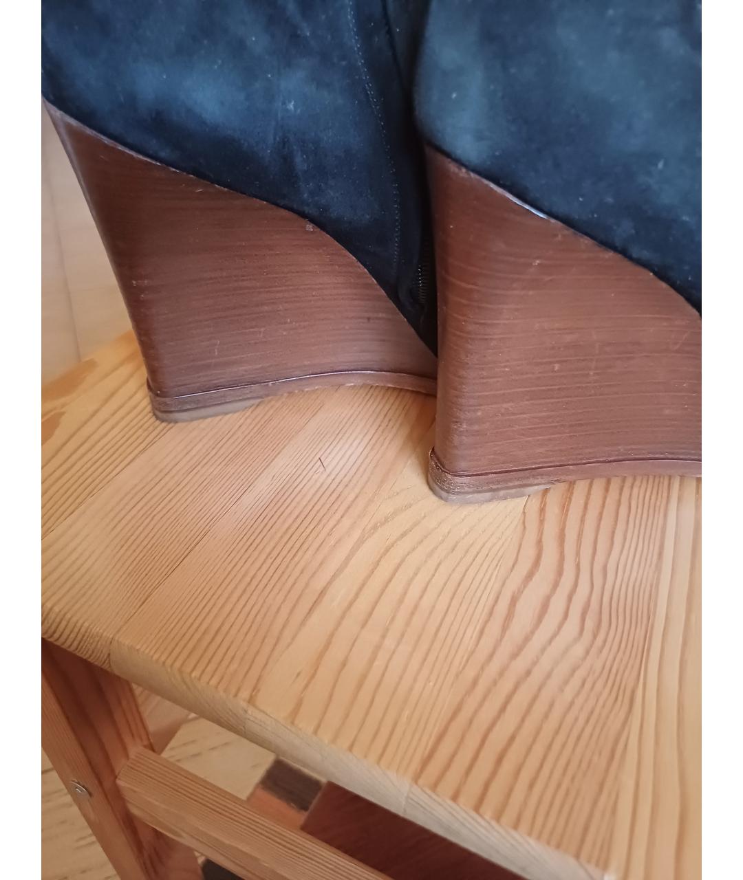 CELINE Черные замшевые ботильоны, фото 9