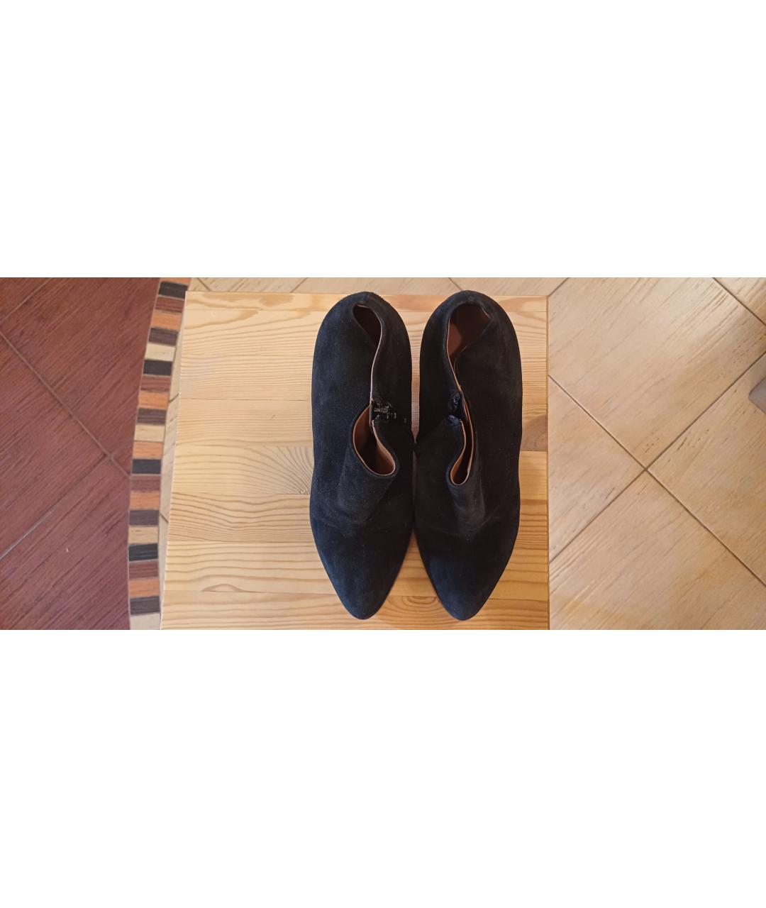 CELINE Черные замшевые ботильоны, фото 3