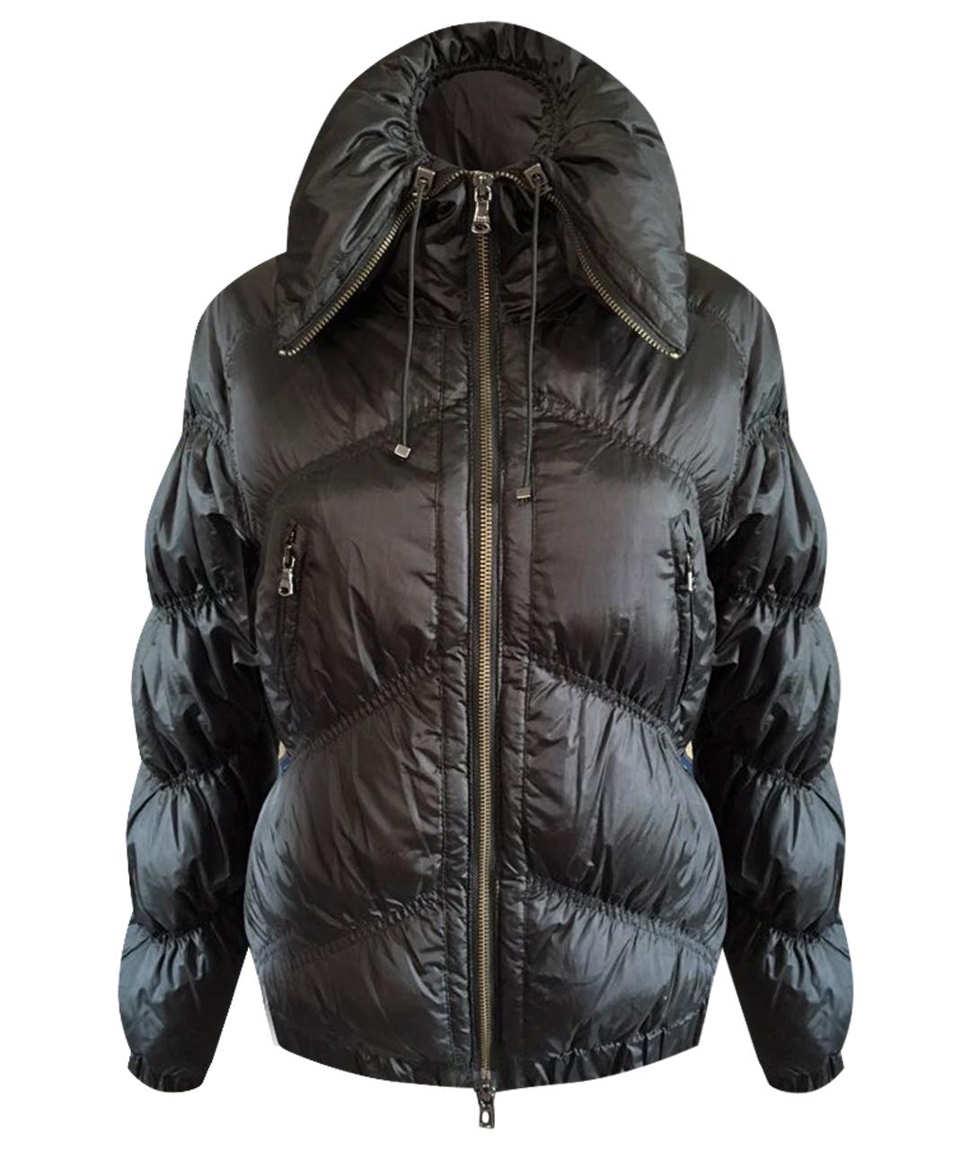 CALVIN KLEIN Черное полиэстеровое пальто, фото 1