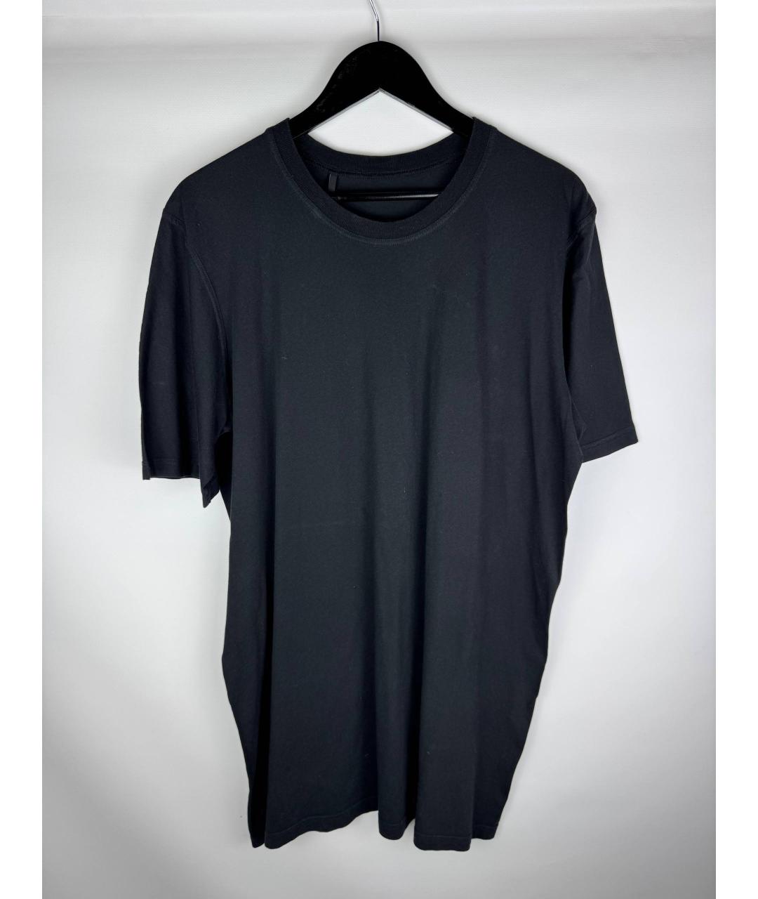 11 BY BORIS BIDJAN SABERI Черная хлопковая футболка, фото 6