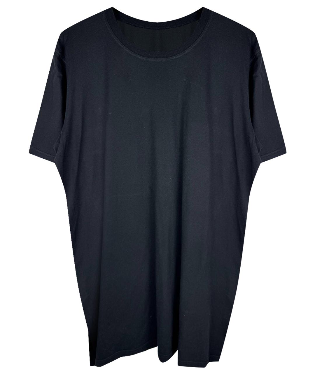 11 BY BORIS BIDJAN SABERI Черная хлопковая футболка, фото 1