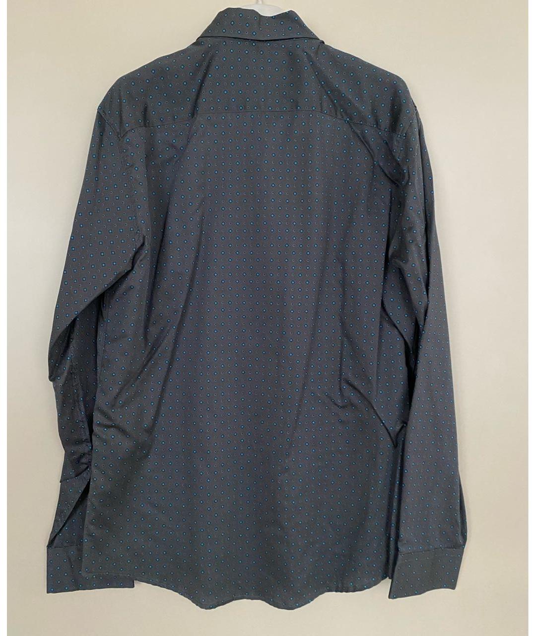 PAUL SMITH Антрацитовая хлопковая классическая рубашка, фото 6
