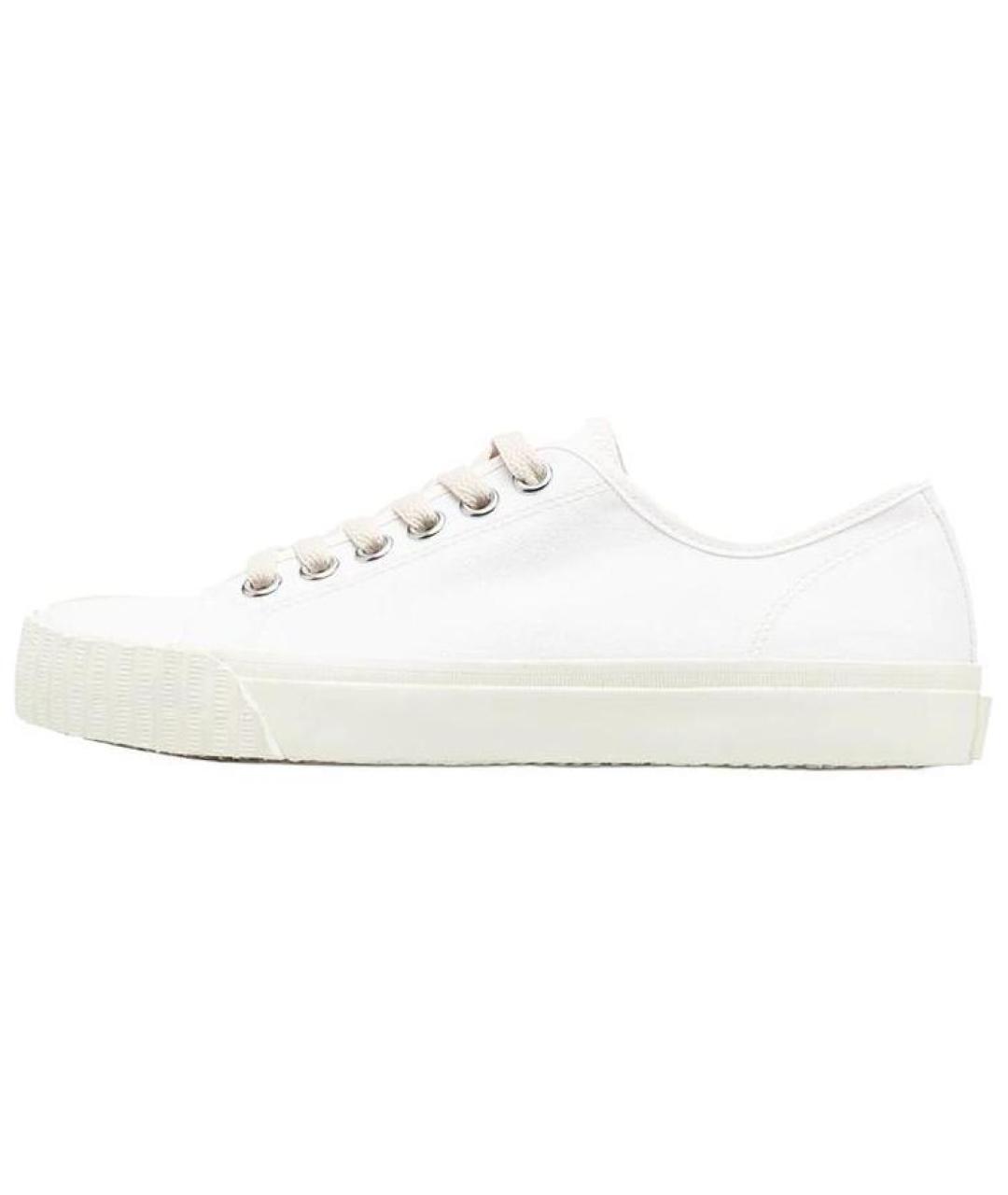 MAISON MARGIELA Белые текстильные кеды, фото 6