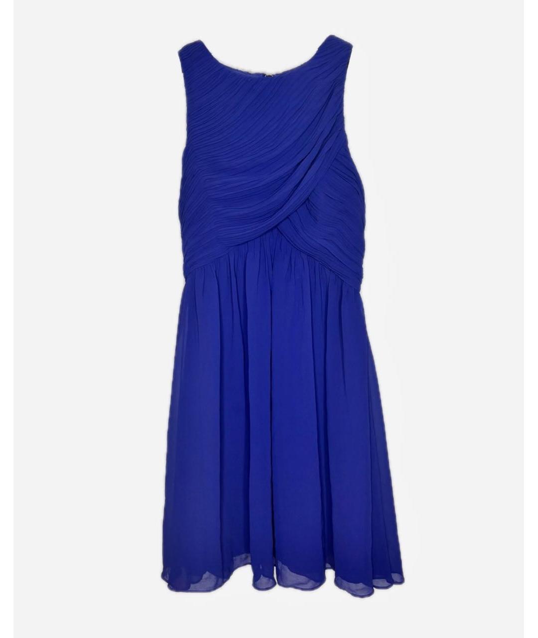 ARMANI EXCHANGE Синее полиэстеровое коктейльное платье, фото 9