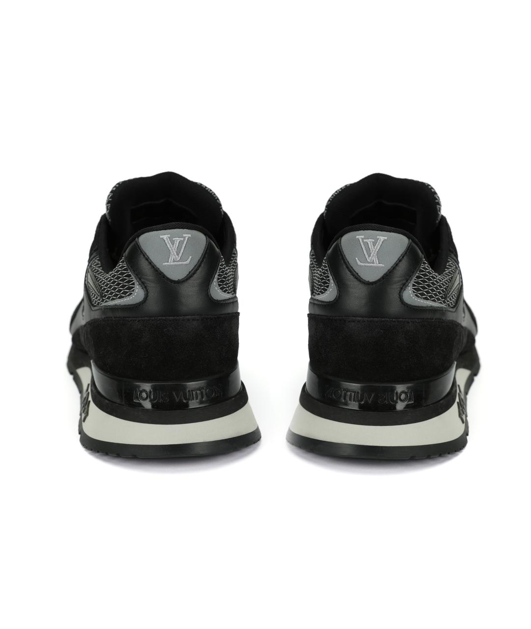 LOUIS VUITTON Черные низкие кроссовки / кеды, фото 4