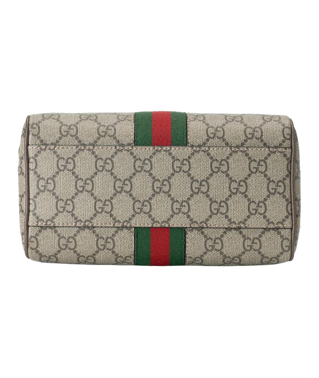 GUCCI Коричневая сумка с короткими ручками, фото 4