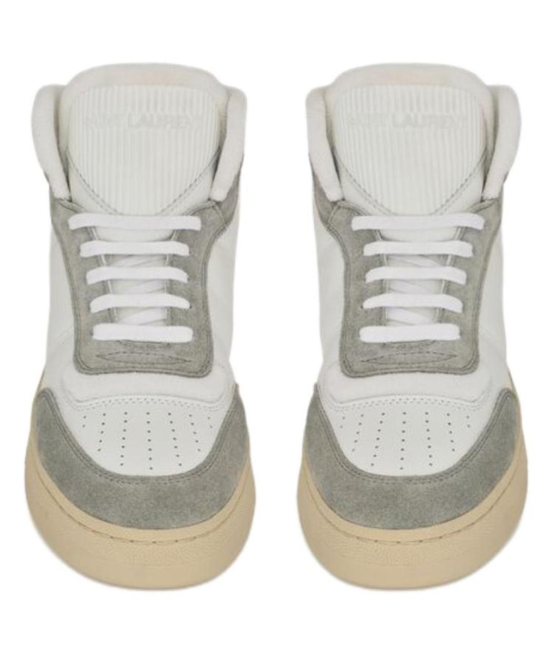 SAINT LAURENT Мульти кожаные низкие кроссовки / кеды, фото 4