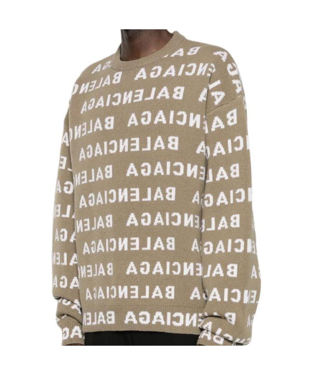 BALENCIAGA Коричневый джемпер / свитер, фото 4