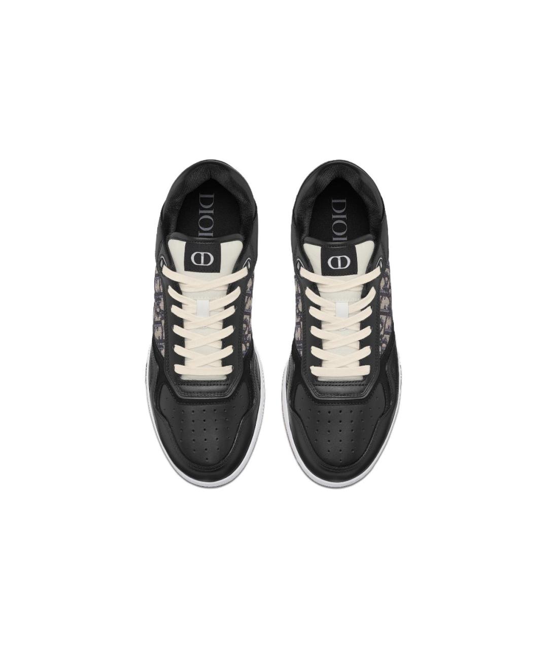 CHRISTIAN DIOR Черные кожаные кеды, фото 4