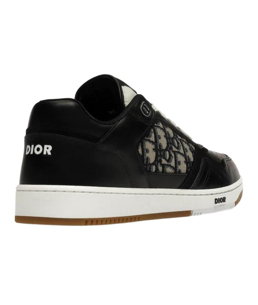 CHRISTIAN DIOR Черные кожаные кеды, фото 3