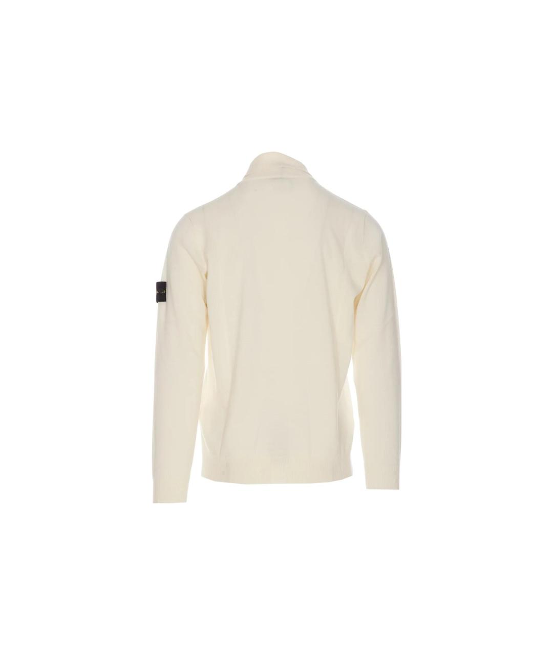 STONE ISLAND Белый джемпер / свитер, фото 2