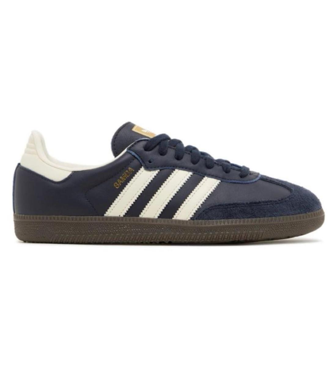 ADIDAS Темно-синие кожаные кеды, фото 5