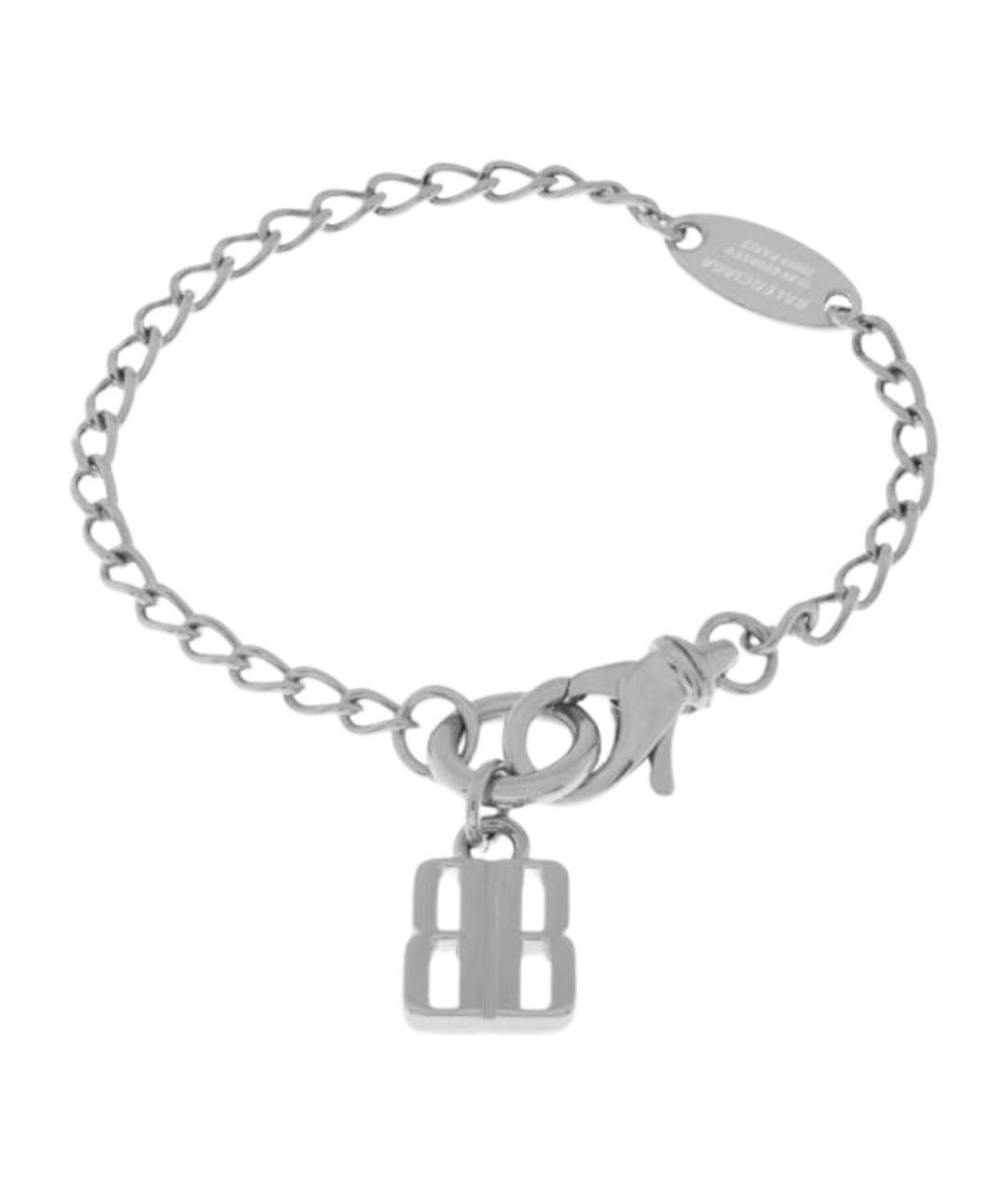 BALENCIAGA Серебрянный латунный браслет, фото 1