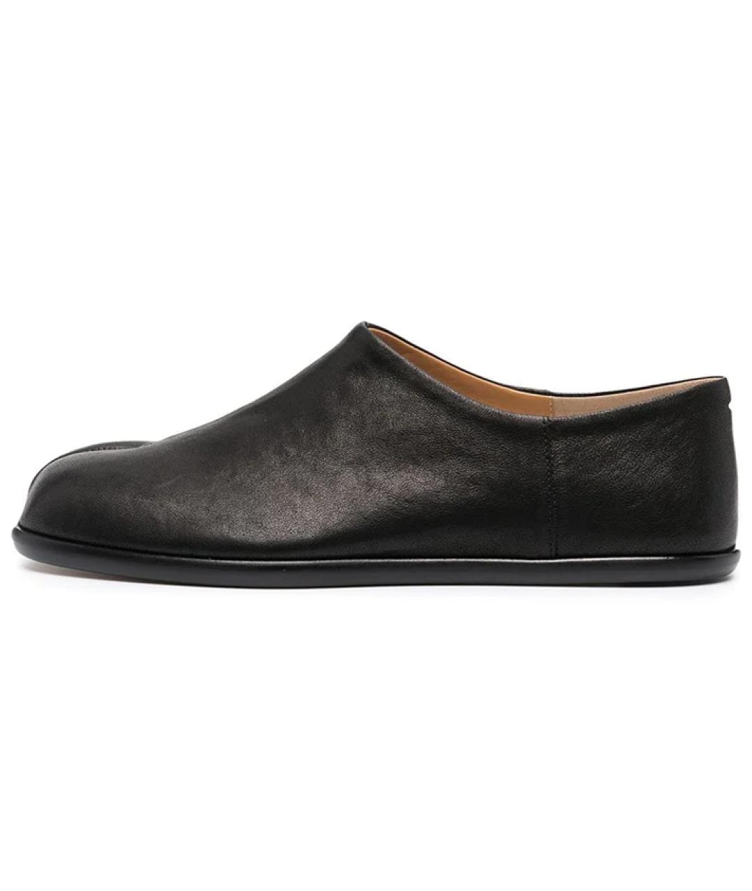 MAISON MARGIELA Черные кожаные лоферы, фото 6