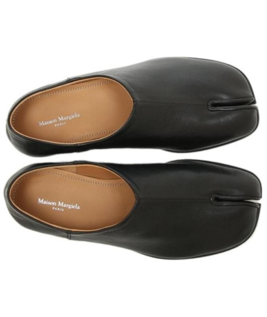 MAISON MARGIELA Черные кожаные лоферы, фото 4