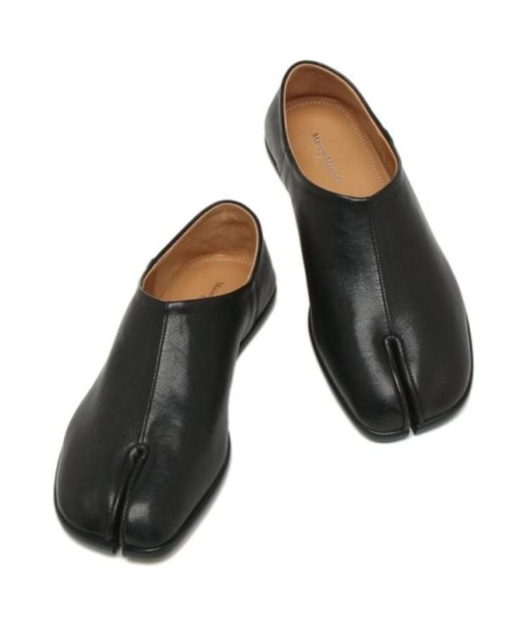 MAISON MARGIELA Черные кожаные лоферы, фото 5
