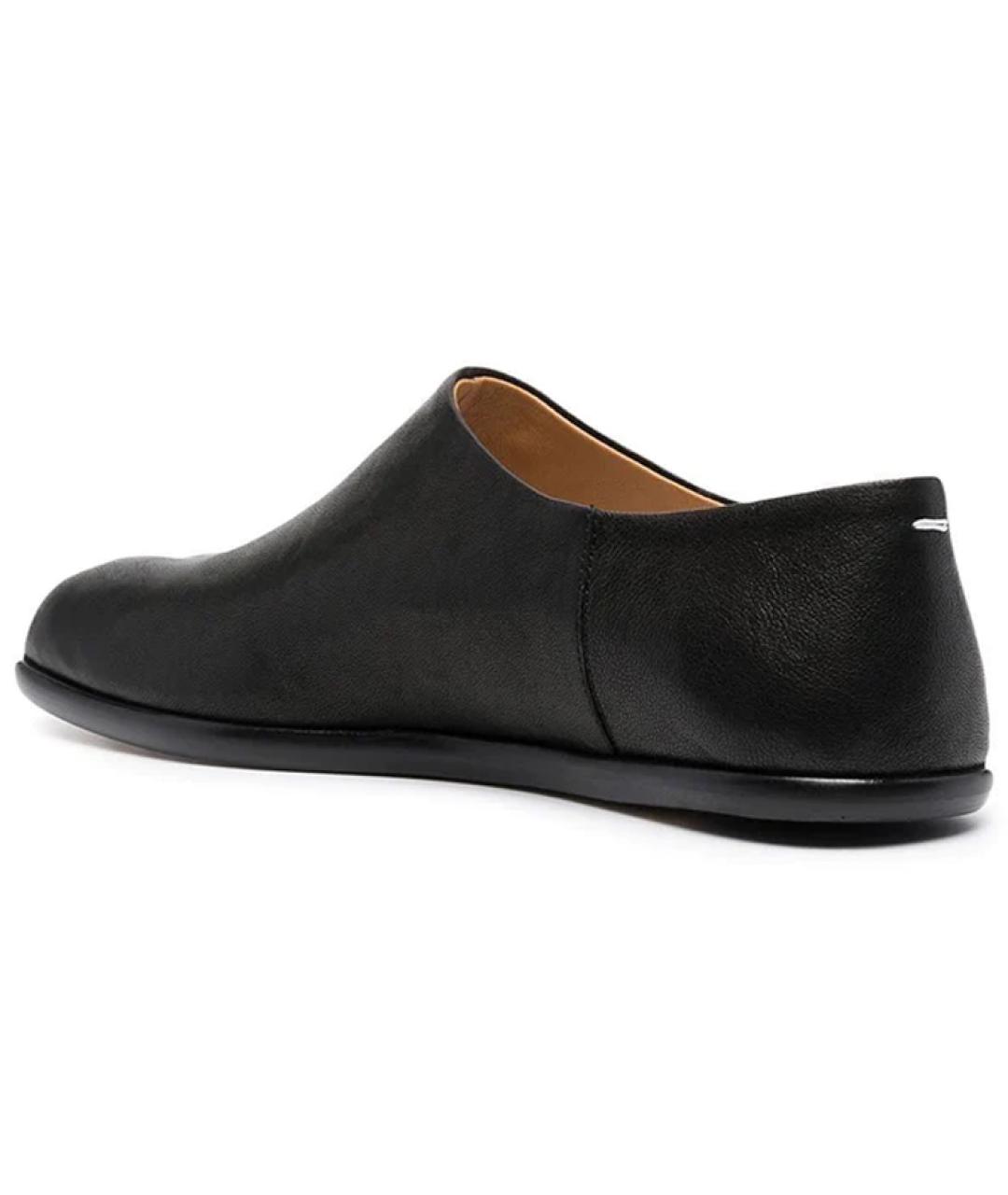 MAISON MARGIELA Черные кожаные лоферы, фото 3