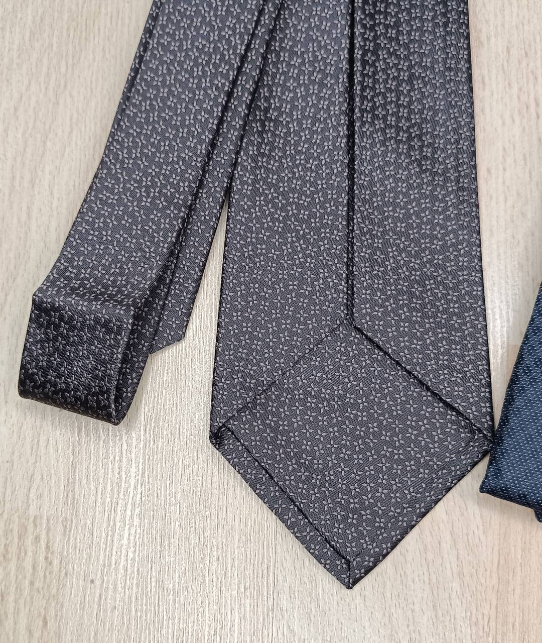 LOUIS VUITTON Коричневый шелковый галстук, фото 2