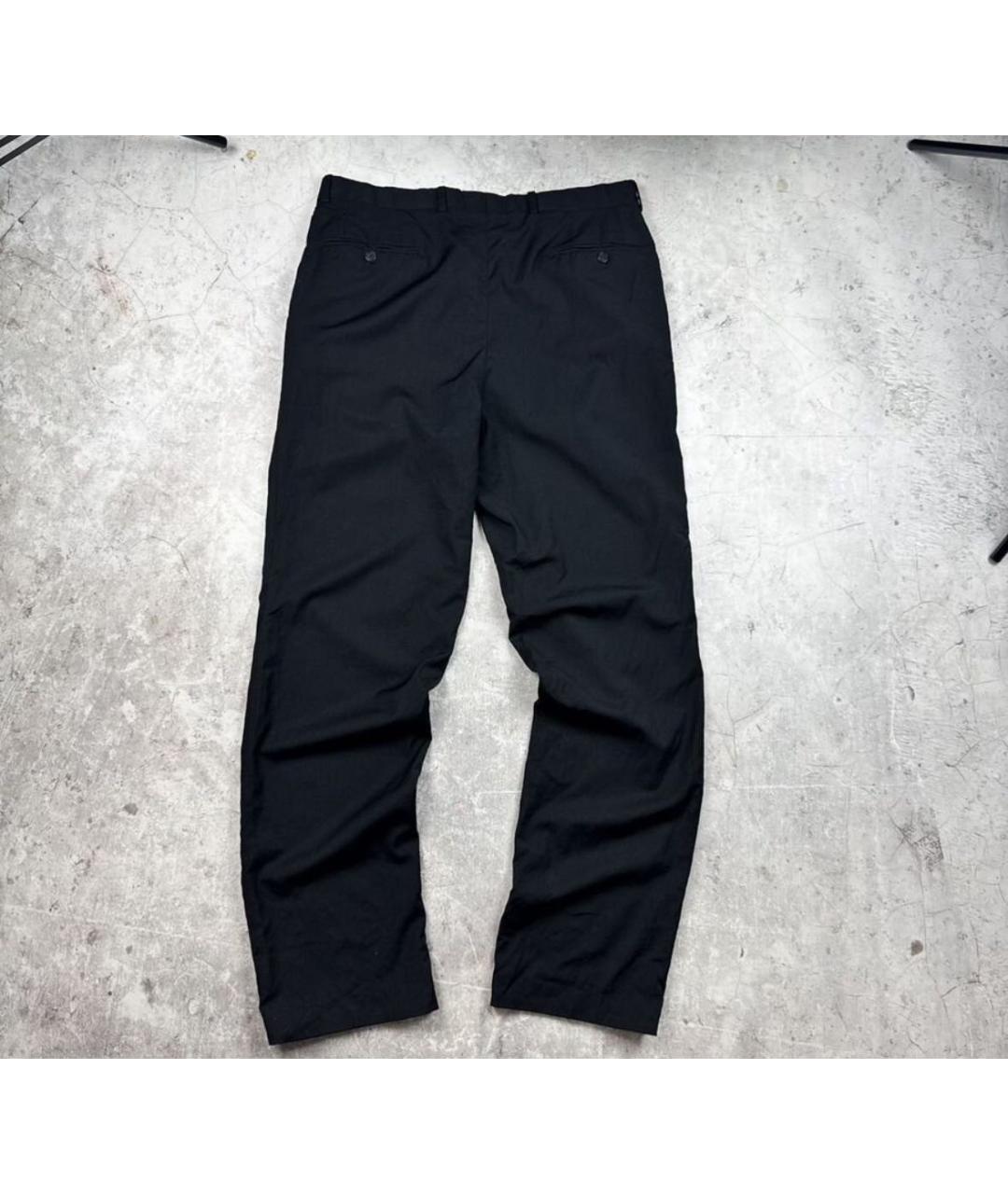 LANVIN Черные классические брюки, фото 5