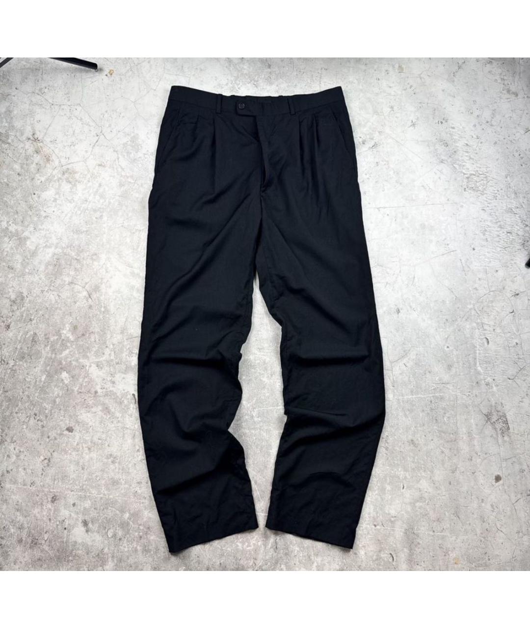 LANVIN Черные классические брюки, фото 6