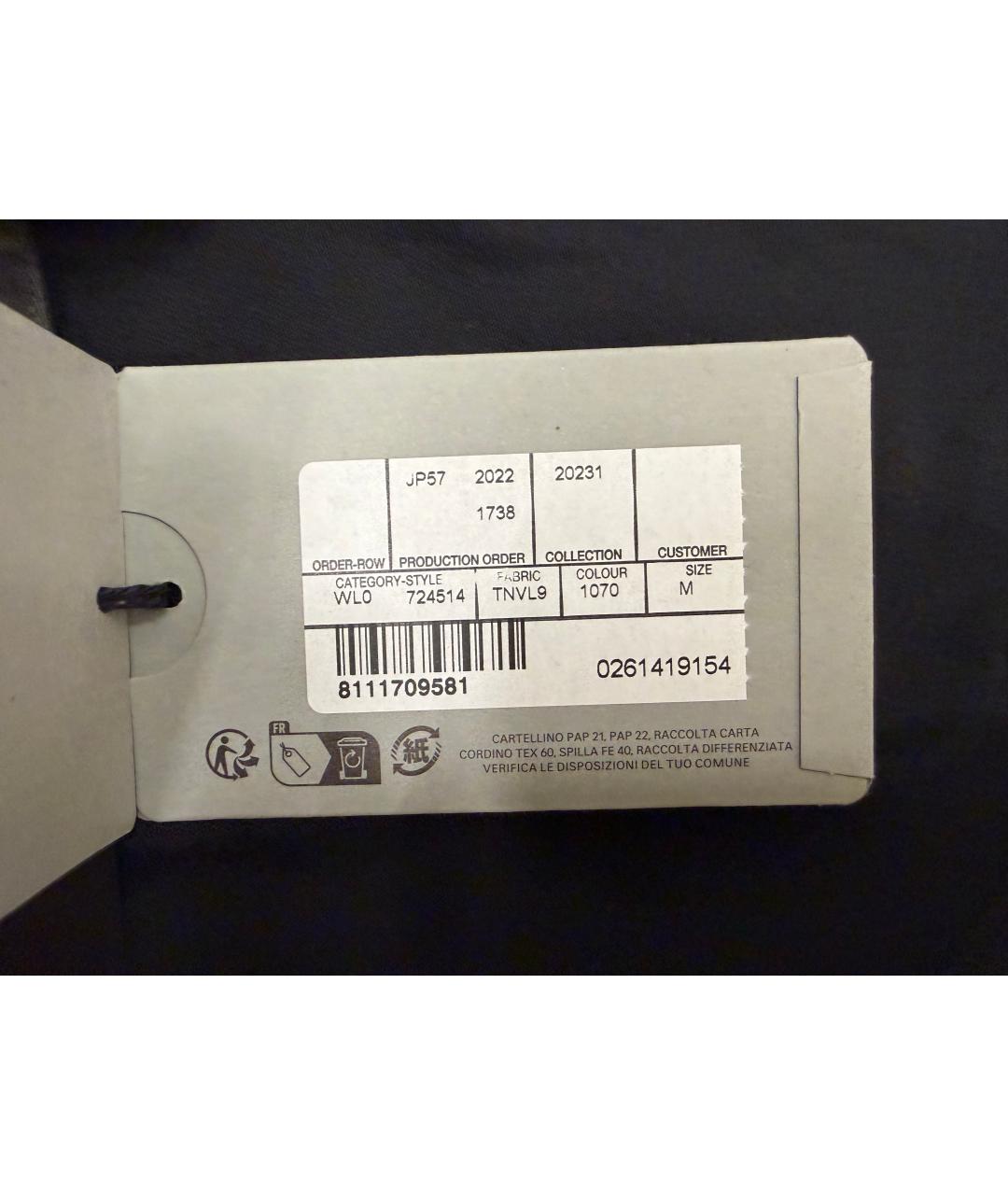 BALENCIAGA Черная хлопковая футболка, фото 9