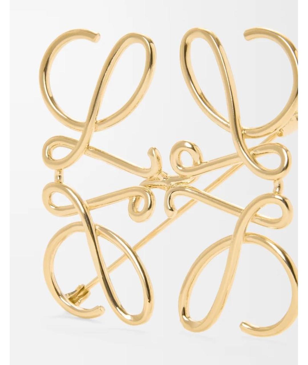 LOEWE Золотая металлическая булавка / брошь, фото 3