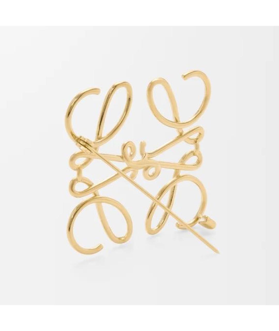 LOEWE Золотая металлическая булавка / брошь, фото 2