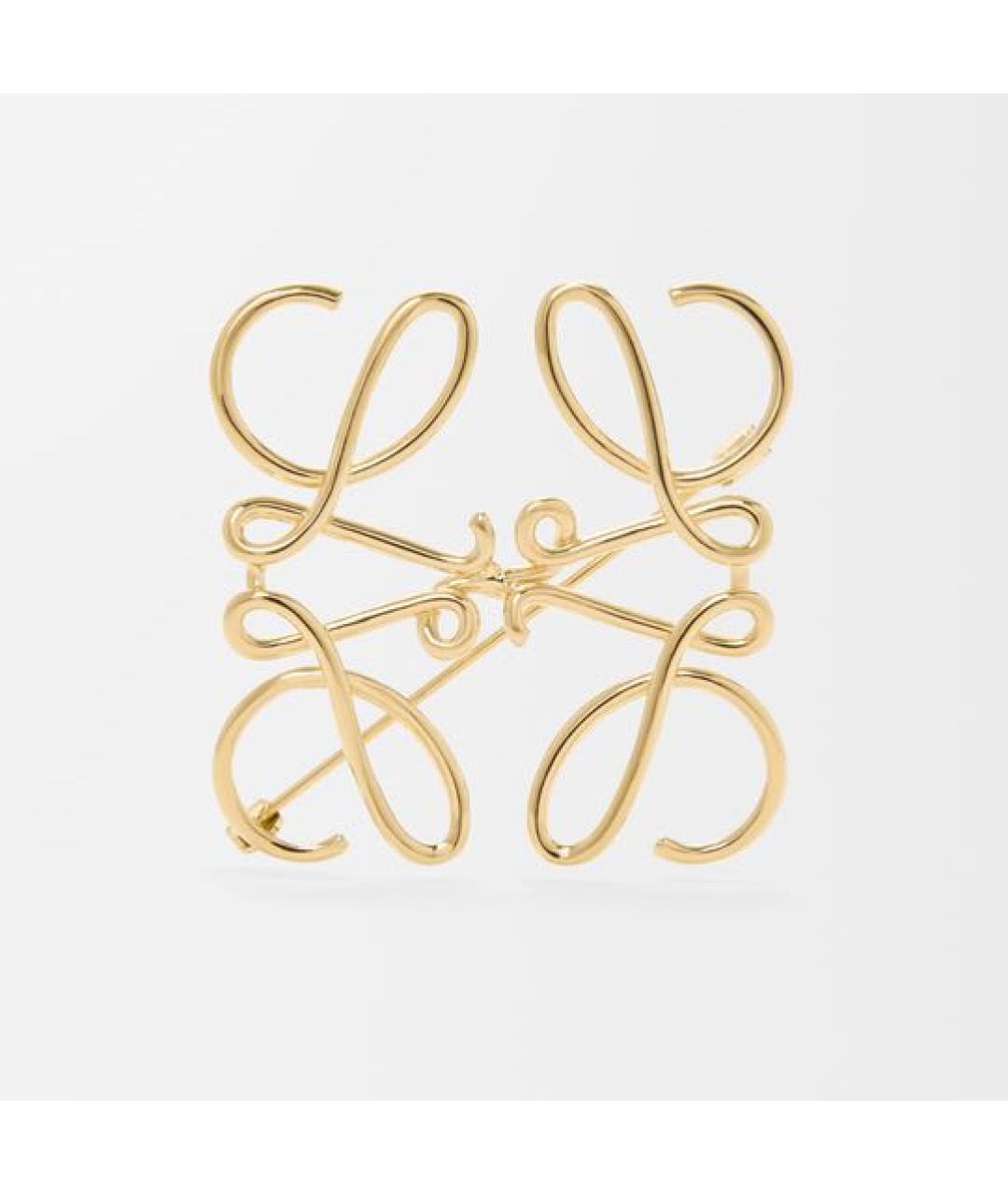 LOEWE Золотая металлическая булавка / брошь, фото 4