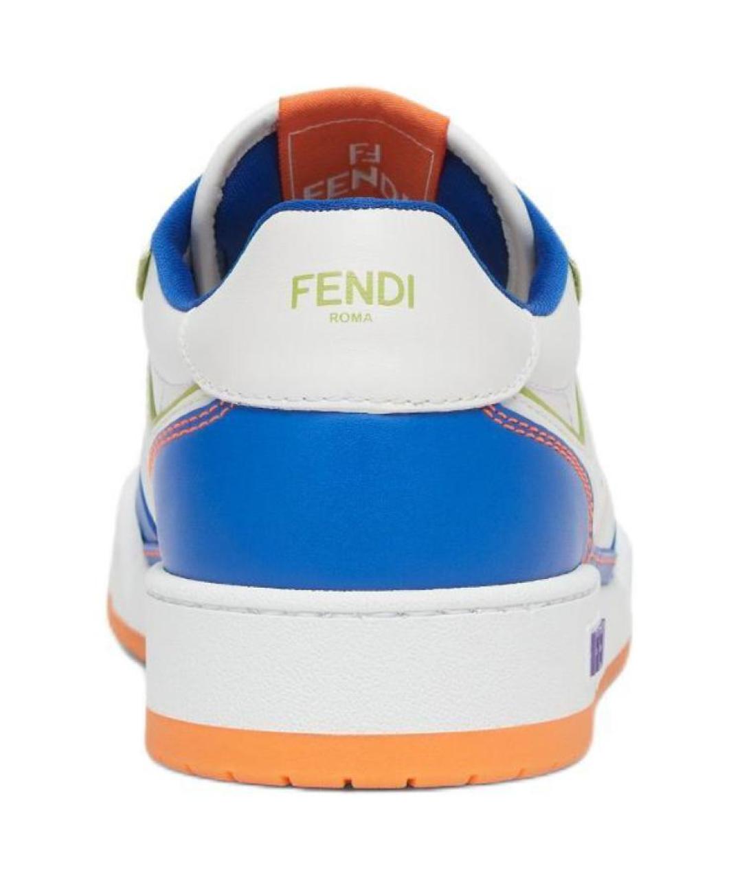 FENDI Мульти кожаные низкие кроссовки / кеды, фото 5