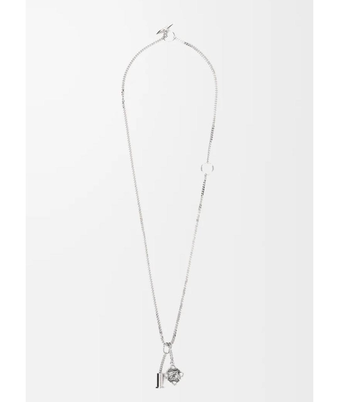 LOEWE Серебряное металлическое колье, фото 3