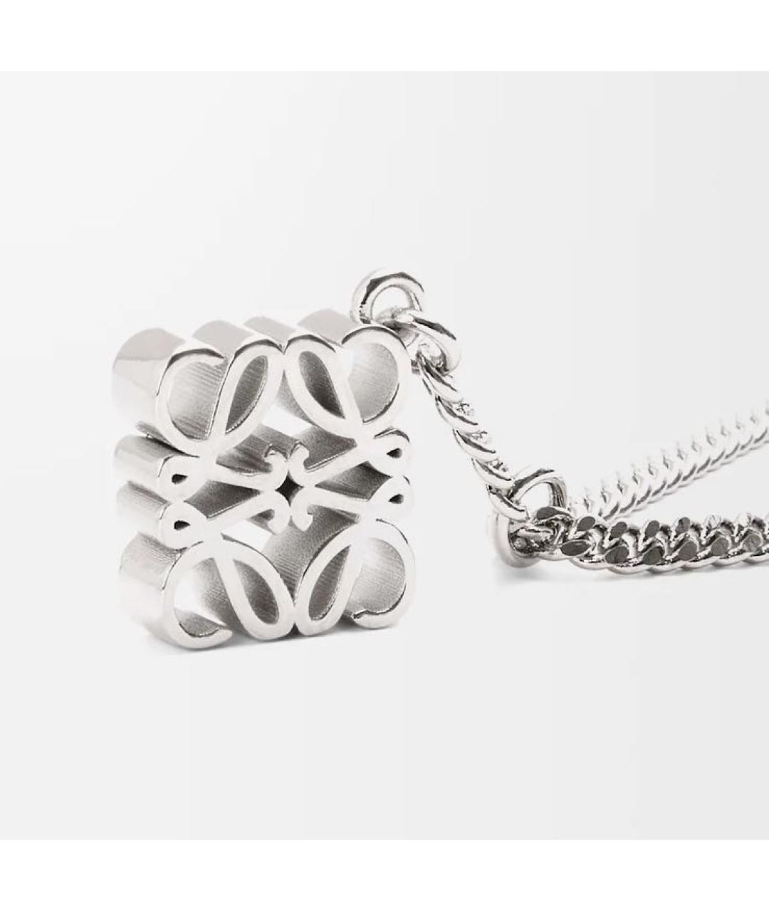 LOEWE Серебряное металлическое колье, фото 2