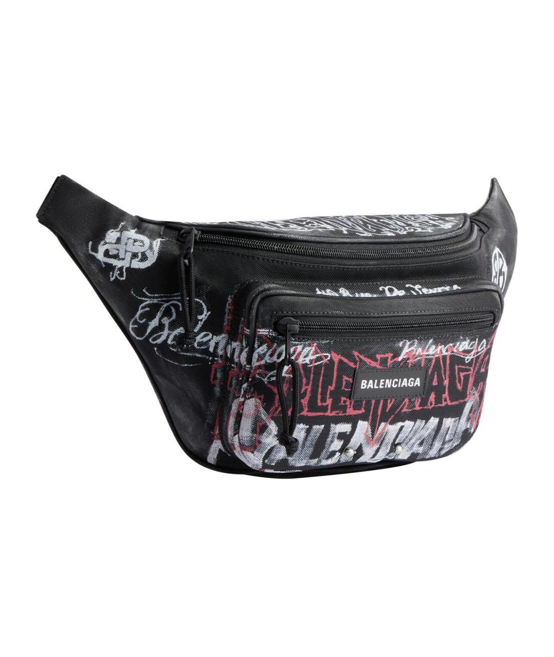 BALENCIAGA Черная поясная сумка, фото 2