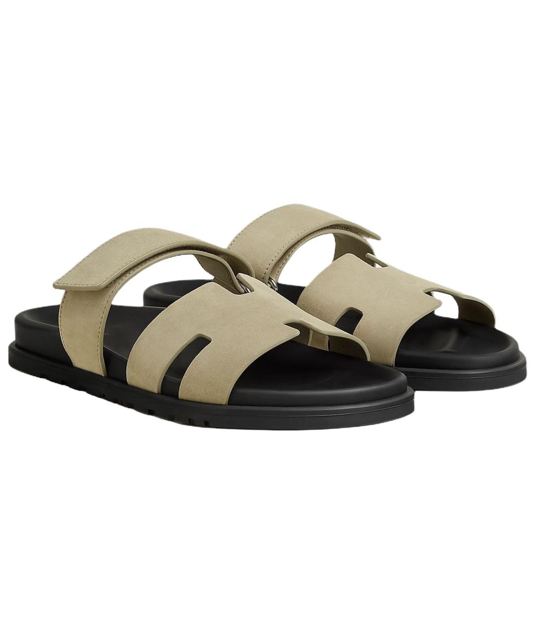 HERMES Кожаные сандалии, фото 3